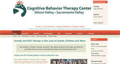 Desktop Screenshot of cognitivebehaviortherapycenter.com